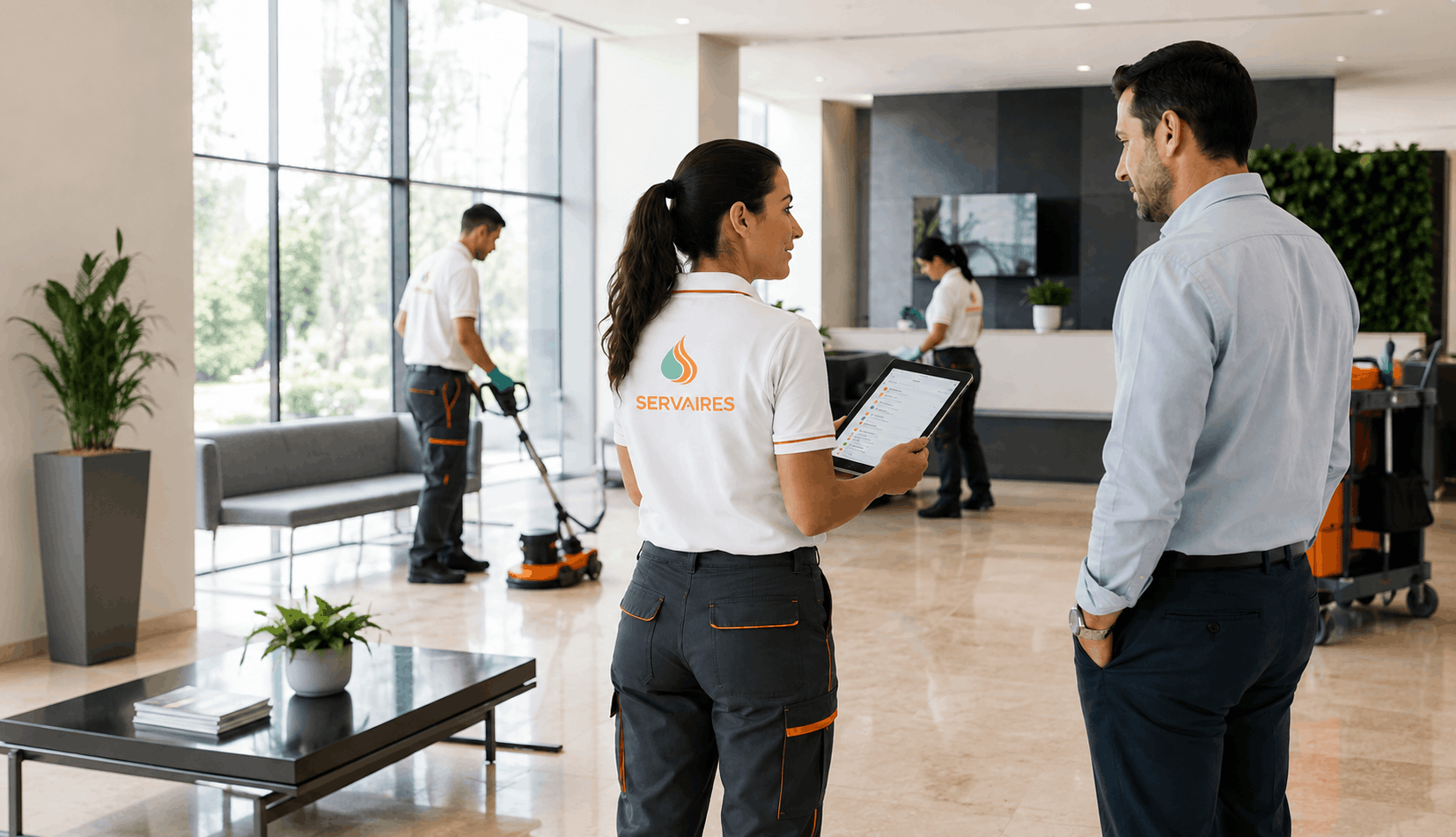 Equipo Servaires en servicio